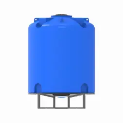 Емкость TR 10000 л под плотность до 1,2 г/см3 синяя на основании для полного слива F