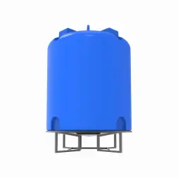 Емкость TR 10000 л под плотность до 1,2 г/см3 синяя на основании для полного слива F