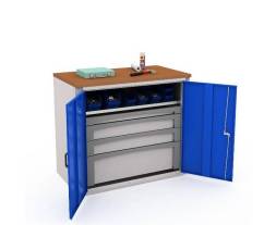 Шкаф инструментальный ДВК IRON MODUL №8, 1150x620x980 мм, синий [КГ029561]