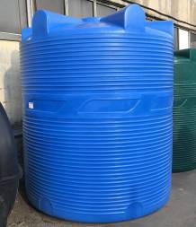 Емкость (резервуар) пластиковая вертикальная с крышкой, 10000 л, 400 мм, черный [TV10000S1]