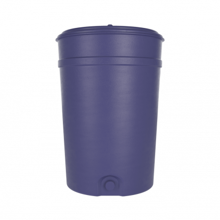 Бочка пластиковая пищевая с крышкой, 205 л, фиолетовый [БП205/04]