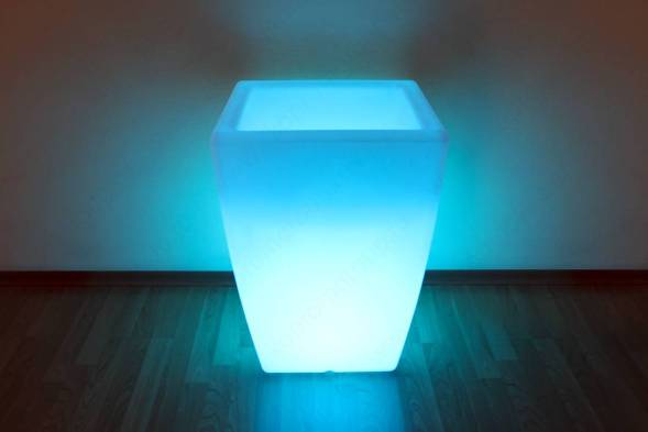 Световое кашпо Rostok с беспроводной RGB подсветкой
