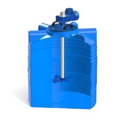 Емкость V 500 литров с лопастной мешалкой