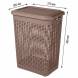 Корзина для белья 30л, коричневый