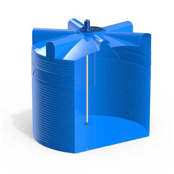 Емкость V 8000 литров с пропеллерной мешалкой