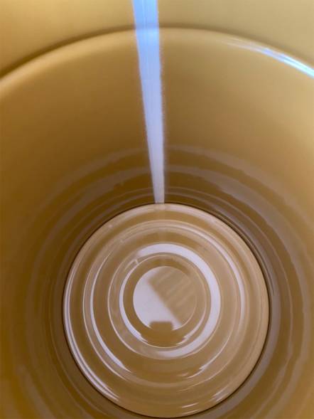 Ведро металлическое, ВМо 25с, 25 л, крышка-обруч, синий [5055]