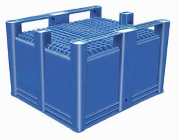 Большой пластиковый контейнер DOLAV Type 1000 solid USDA