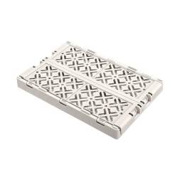 Ящик пластиковый складной ECONOVA Stocky M, 249х167х103 мм, 3.4 л, светло-бежевый [434297434]