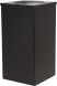 Урна для мусора металлическая Квадро-24, 80 литров, черный