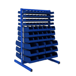 Система хранения двухсторонняя ДВК SORTEX 1495-2 №1-4, синий [КГ030396]