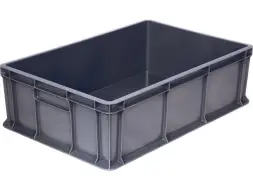 Ящик пластиковый сплошной, 600×400×180 мм, 35 л, белый [706.03.02 М]