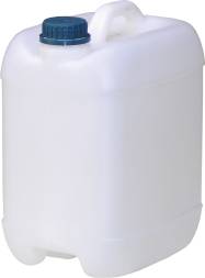 Канистра пластиковая штабелируемая со шкалой уровня, 5 л, белый [5183]