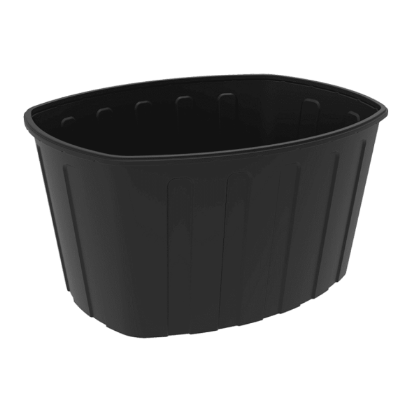 Ванна пластиковая пищевая О, 200 л, HDPE, черный [131.0200.899.000] в Комсомольске-на-Амуре