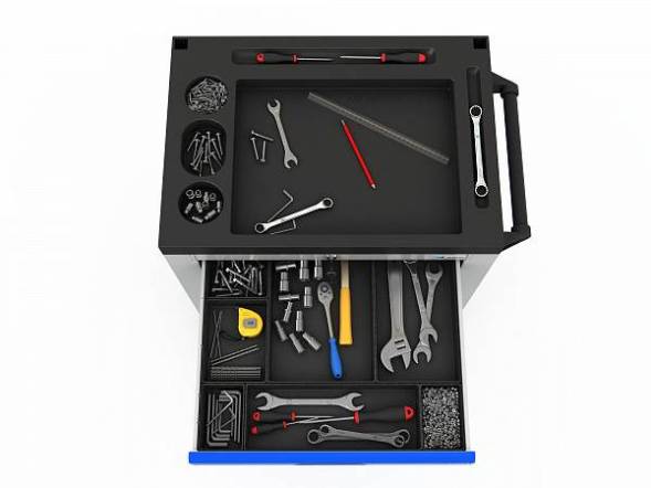 Тумба инструментальная ДВК LOGITEX 07 XS.2.1