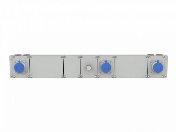 Шина для электропроводки ДВК1200 мм (230V x 3 / AIR)