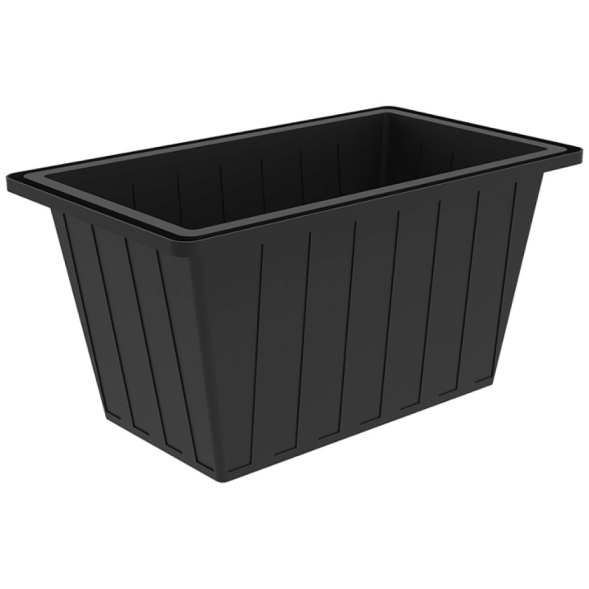 Ванна пластиковая пищевая К, 400 л, HDPE, черный [132.0400.899.000] в Комсомольске-на-Амуре
