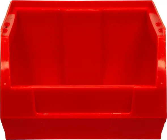 Ящик (лоток) пластиковый сплошной, 170x105x75 мм, 1.34 л, красный [5001]