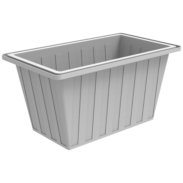 Ванна пластиковая пищевая К, 400 л, HDPE, белый [132.0400.001.0] в Комсомольске-на-Амуре