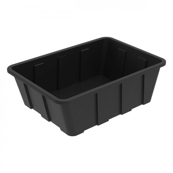Ванна пластиковая пищевая KN, 600 л, 1.0 г/см³, HDPE, черный [1182.0600.899.000] в Комсомольске-на-Амуре